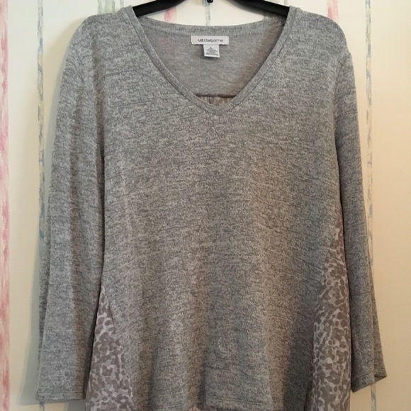 LIZ CLAIBORNE Hi-Lo Tunic Sweater - Picture 3 of 8